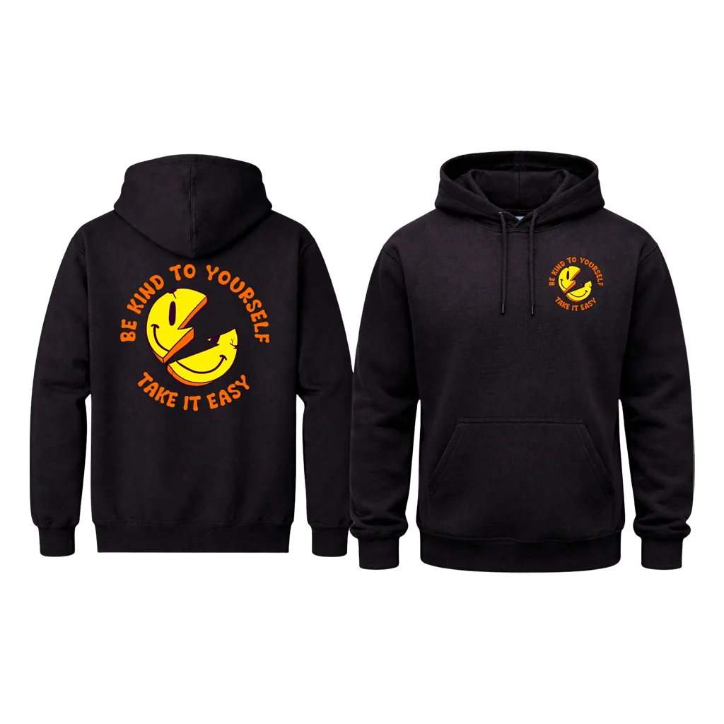 Take It Easy Yellow Graphic Pullover