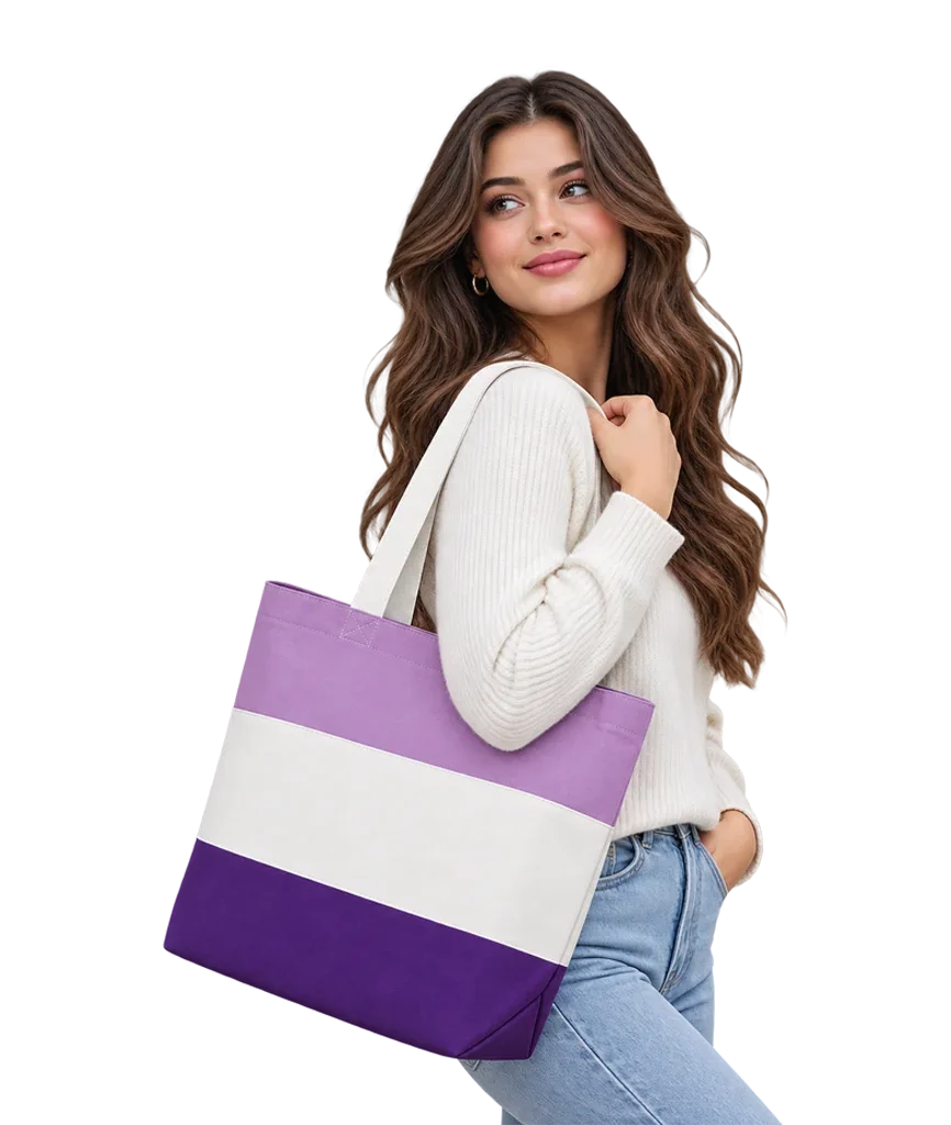 Color Block Tote Bag – Mix and Match