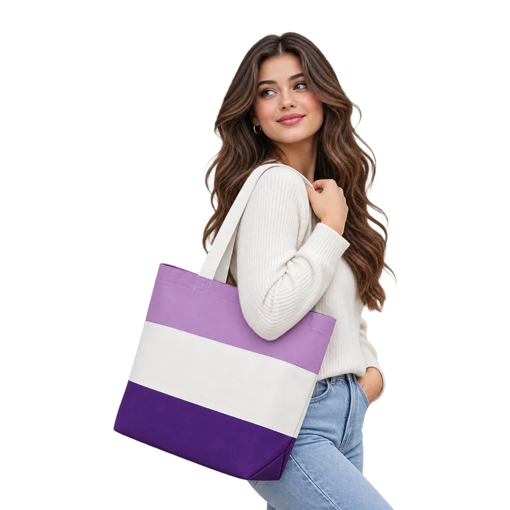 Color Block Tote Bag – Mix and Match
