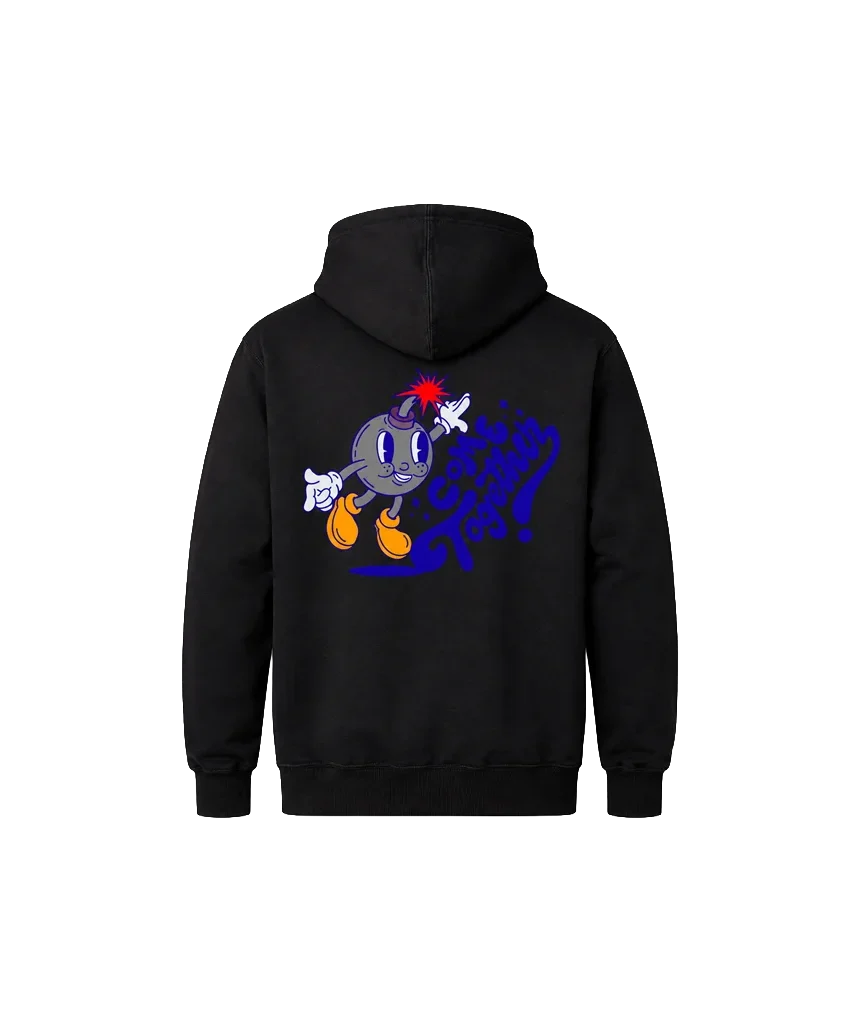 Come Together Front And Back Print Hoodie
