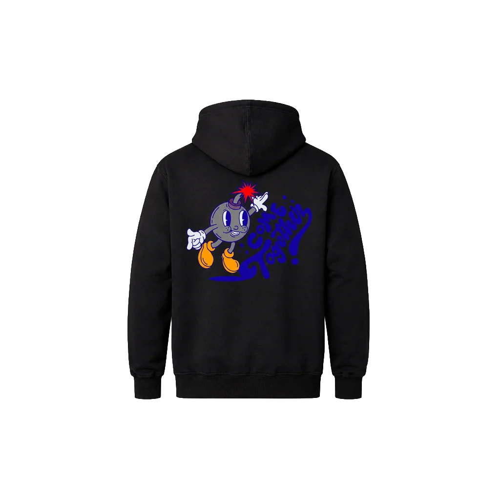 Bomb Graphic Double Print Hoodie