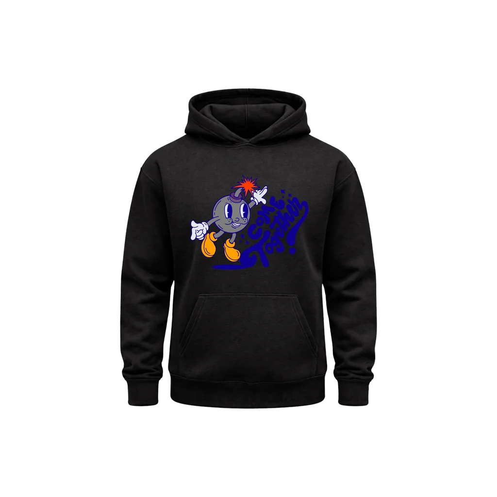 Come Together Black Hoodie