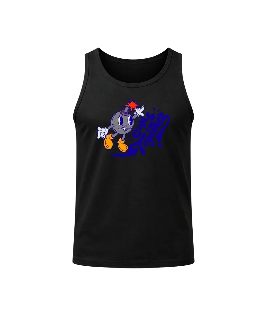 Come Together Cartoon Bomb Tank Top