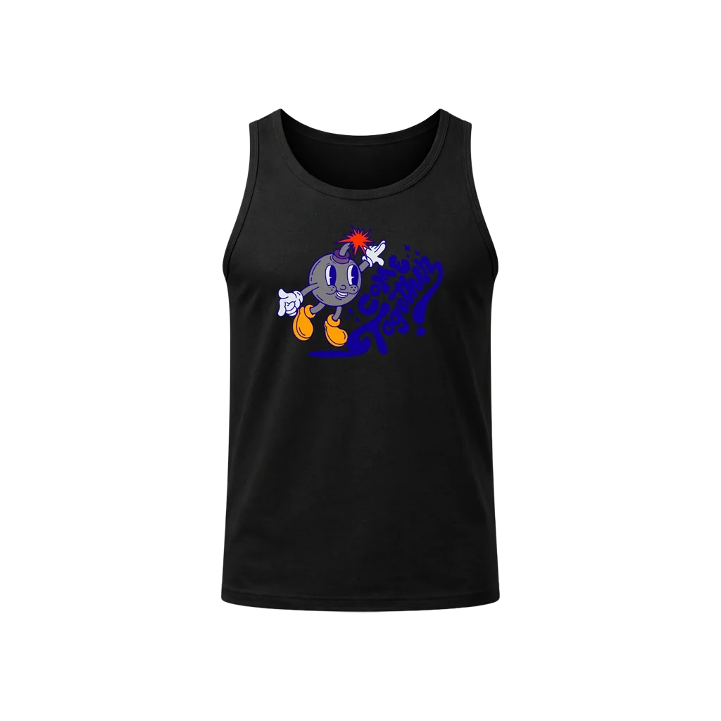Come Together Cartoon Bomb Tank Top
