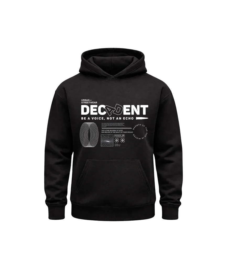 Decadent Black Hoodie