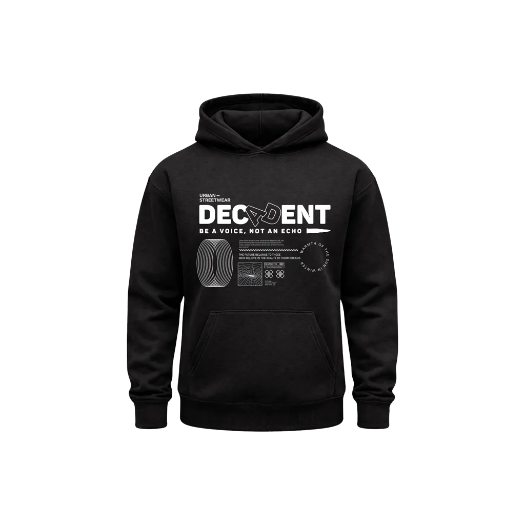 Decadent Black Hoodie