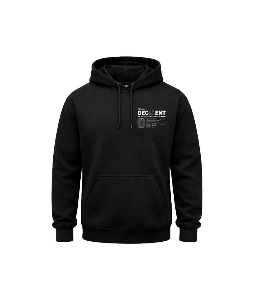 Decadent Front And Back Print Hoodie
