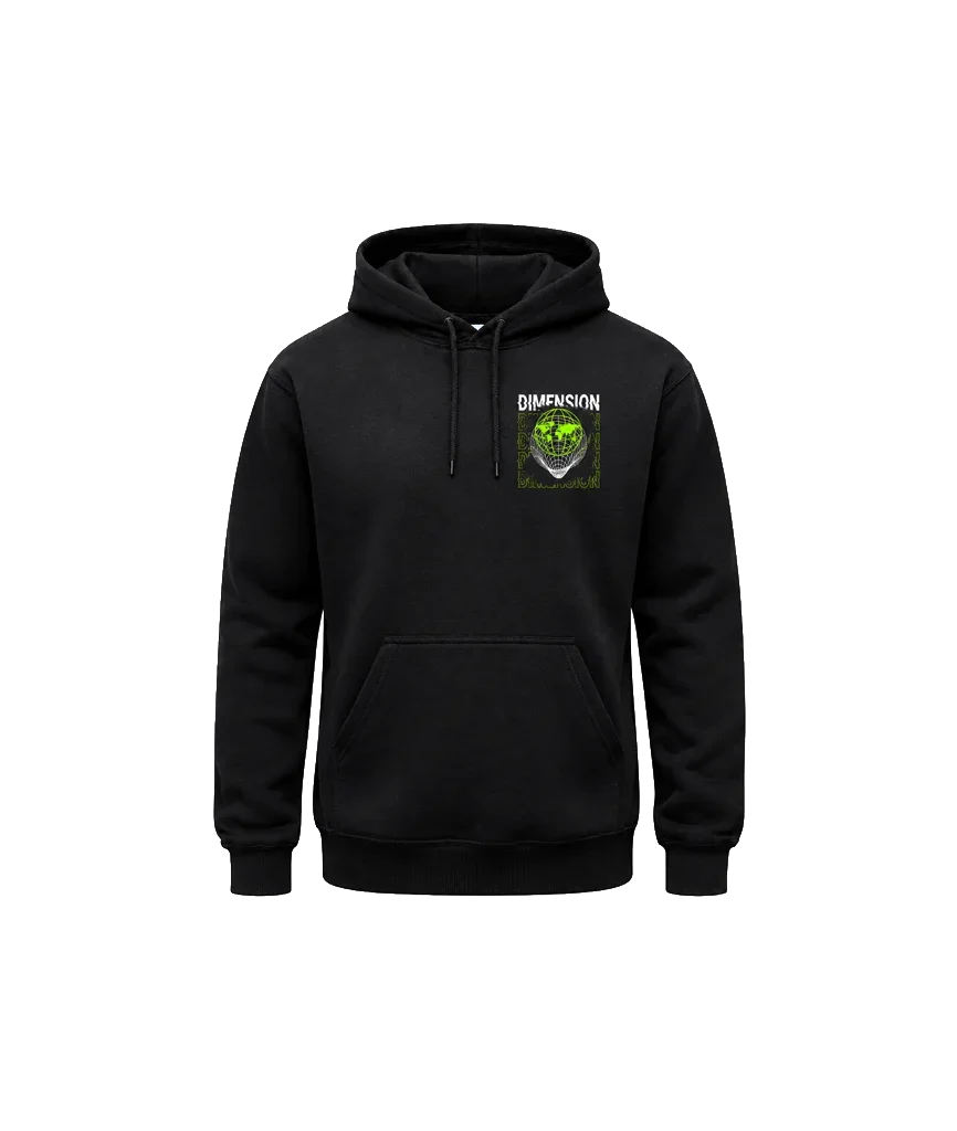 Dimension Front And Back Print Hoodie