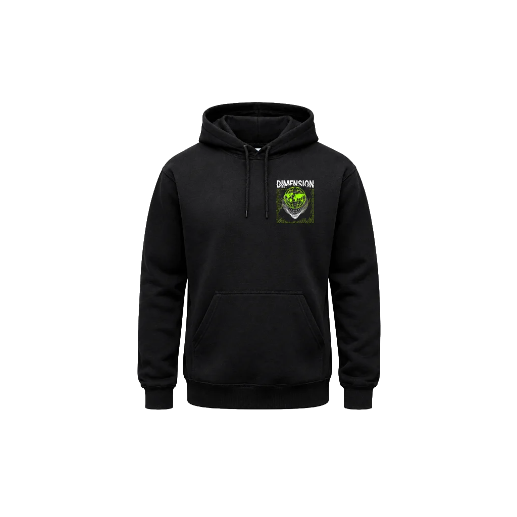 Dimension Front And Back Print Hoodie