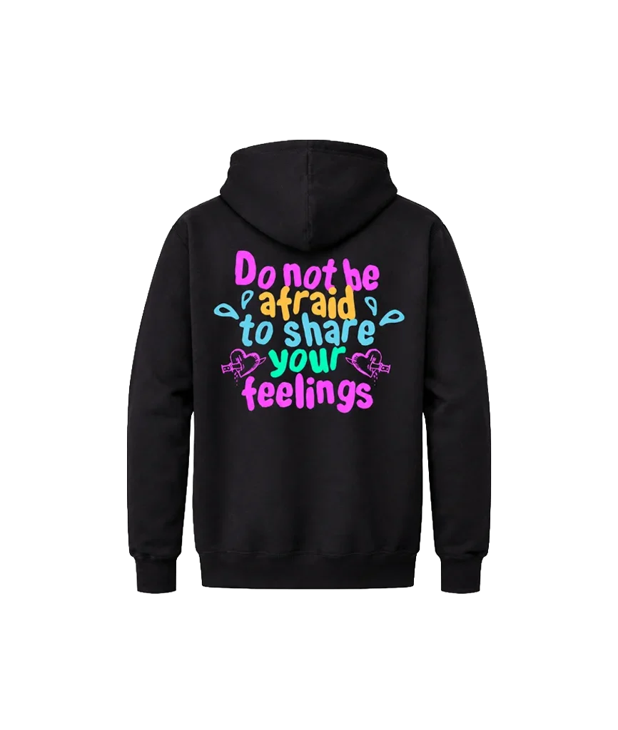 Do Not Be Afraid Front And Back Print Hoodie