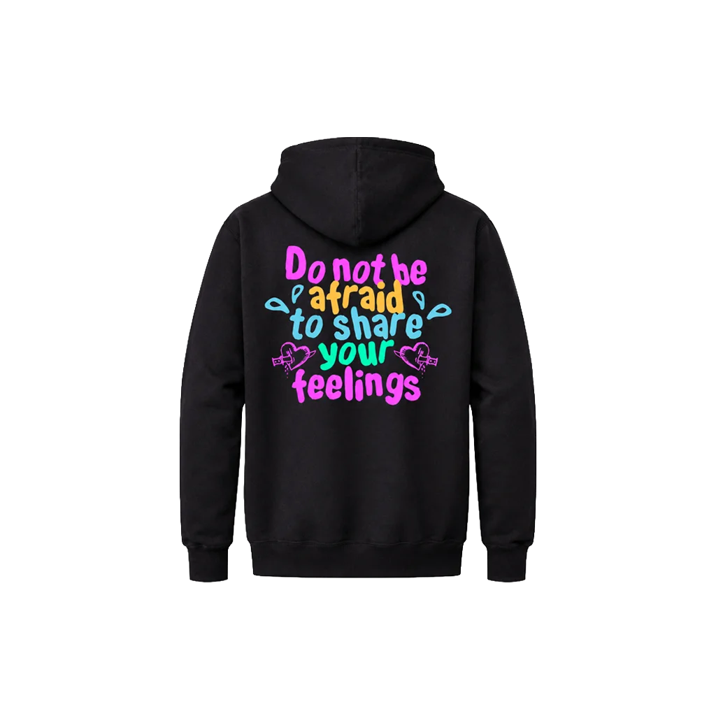 Do Not Be Afraid Front And Back Print Hoodie