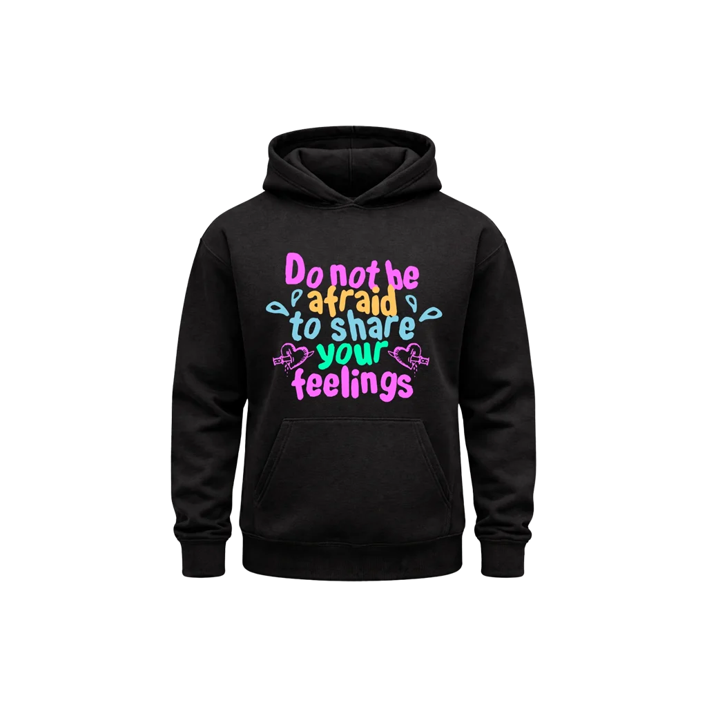 Do Not Be Afraid Black Hoodie