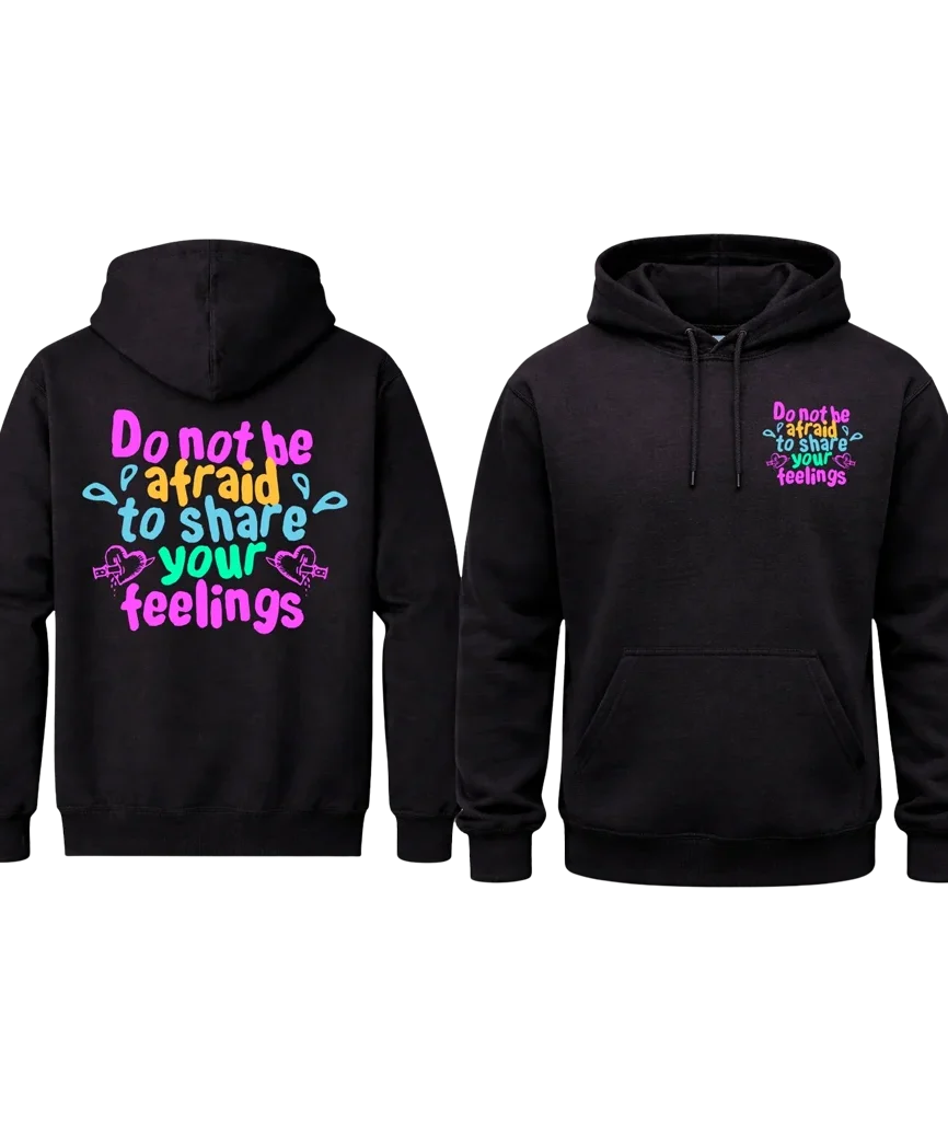 Do Not Be Afraid Front And Back Print Hoodie