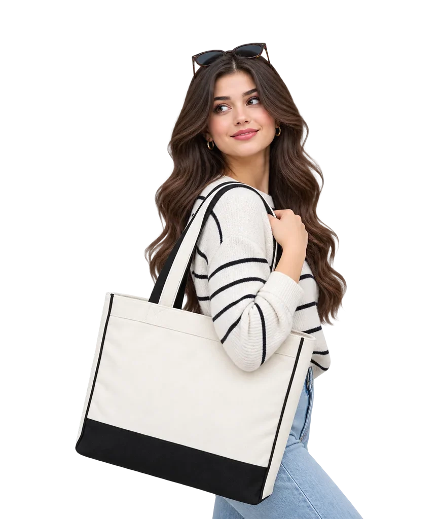 Drawstring Canvas Backpack