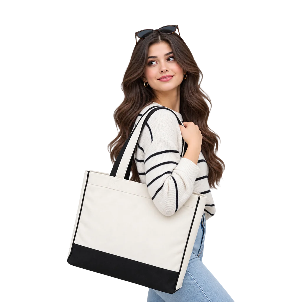 Drawstring Canvas Backpack