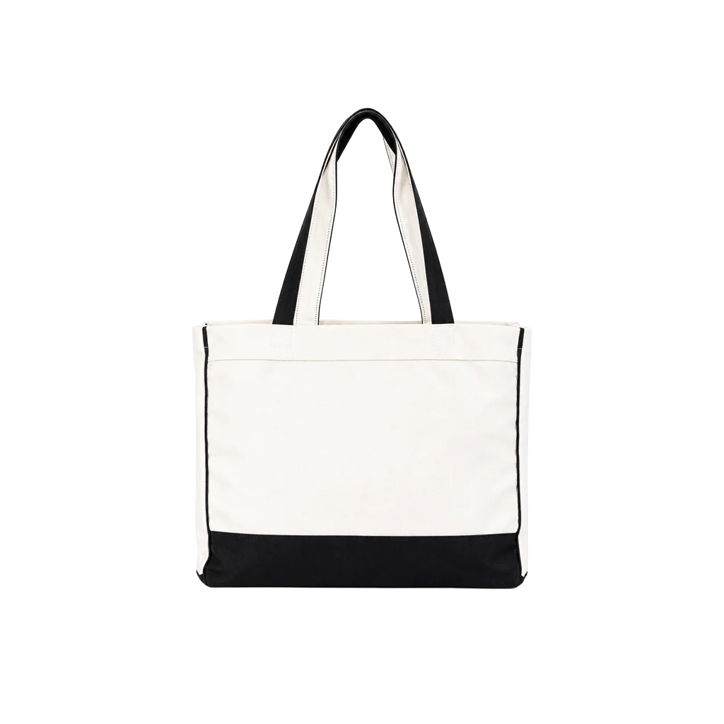 Classic Two-Tone Canvas Tote