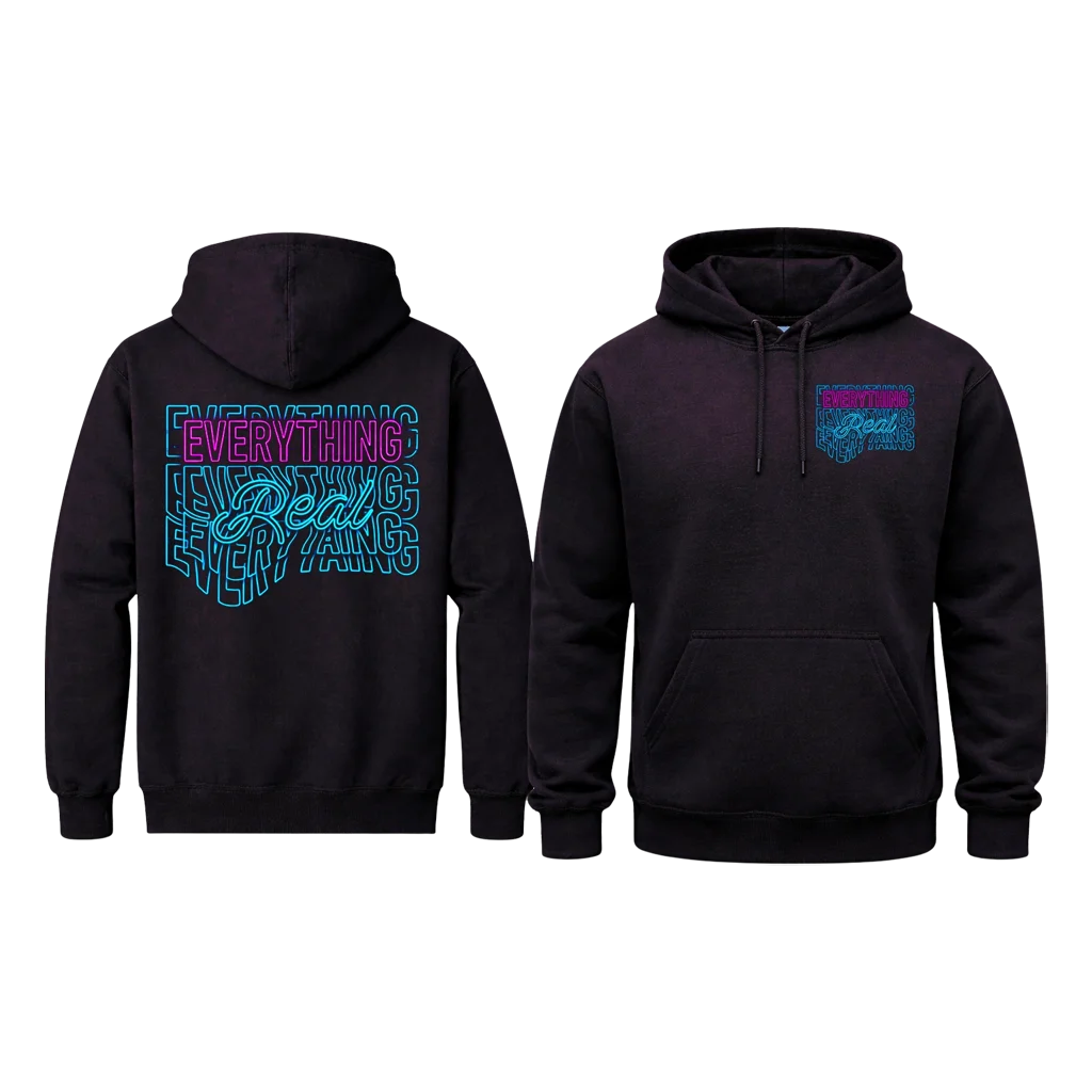 Everything Real Miami Glow Pullover Hoodie