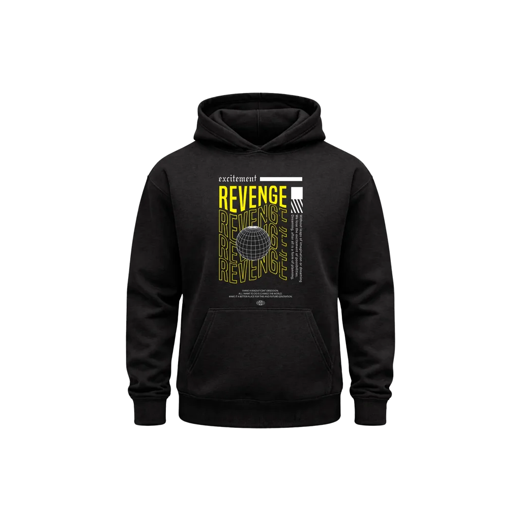 Excitement Revenge Black Hoodie