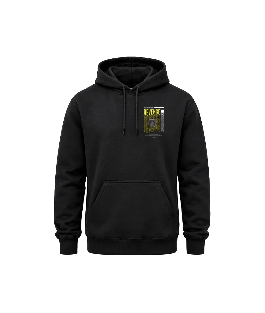 Excitement Revenge Front And Back Print Hoodie