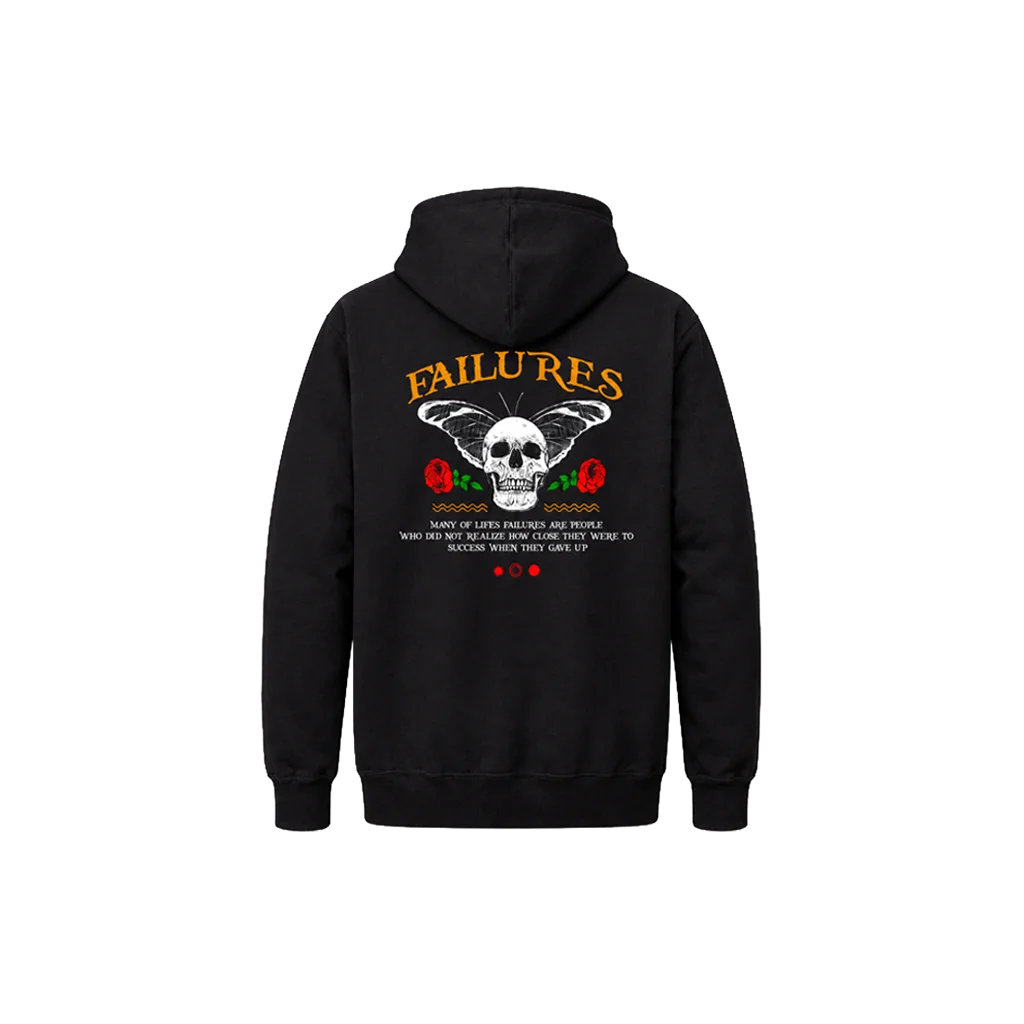Butterfly Skull Back-Print Pullover