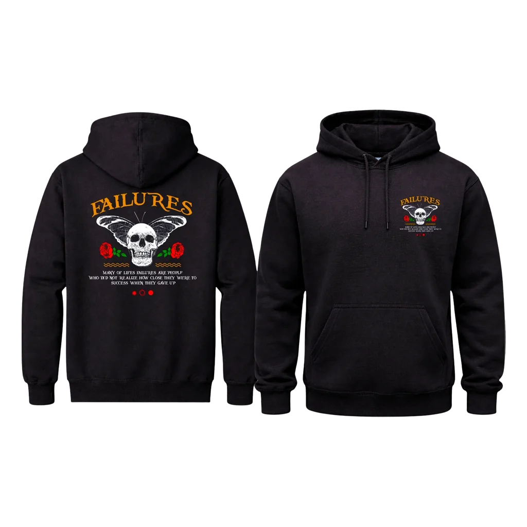Butterfly Skull Back-Print Pullover