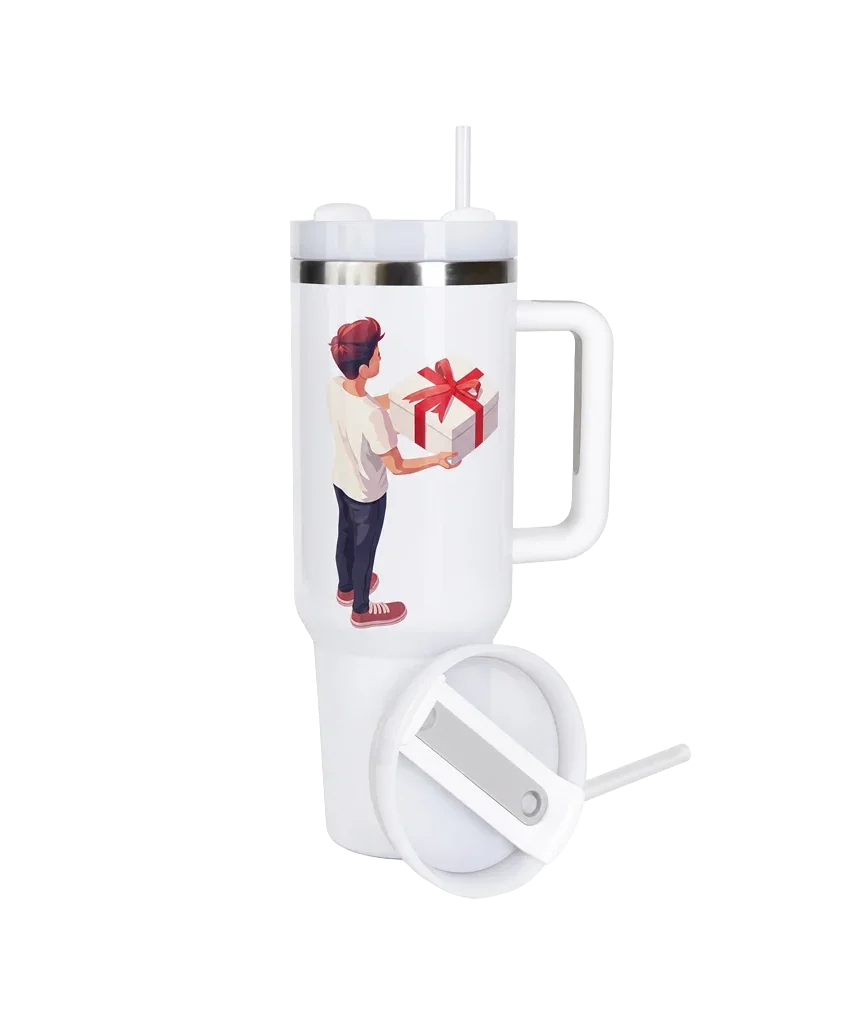 Gift Giving Tumbler Cup, 40oz Insulated Travel Mug