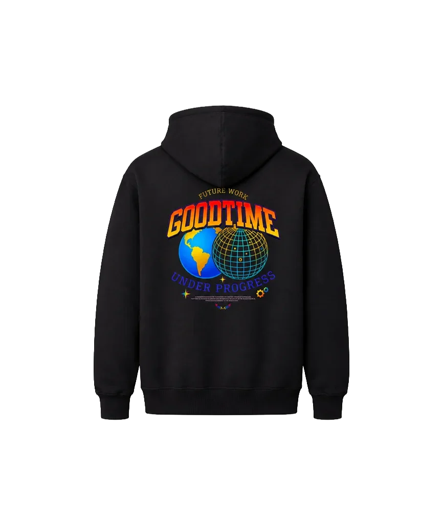 Good Time Front And Back Print Hoodie