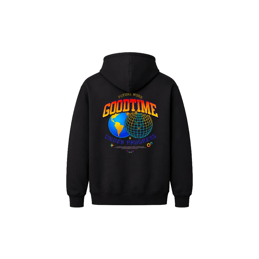 Under Progress Globe Graphic Hoodie