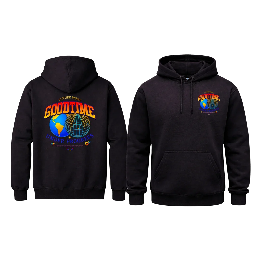 Under Progress Globe Graphic Hoodie