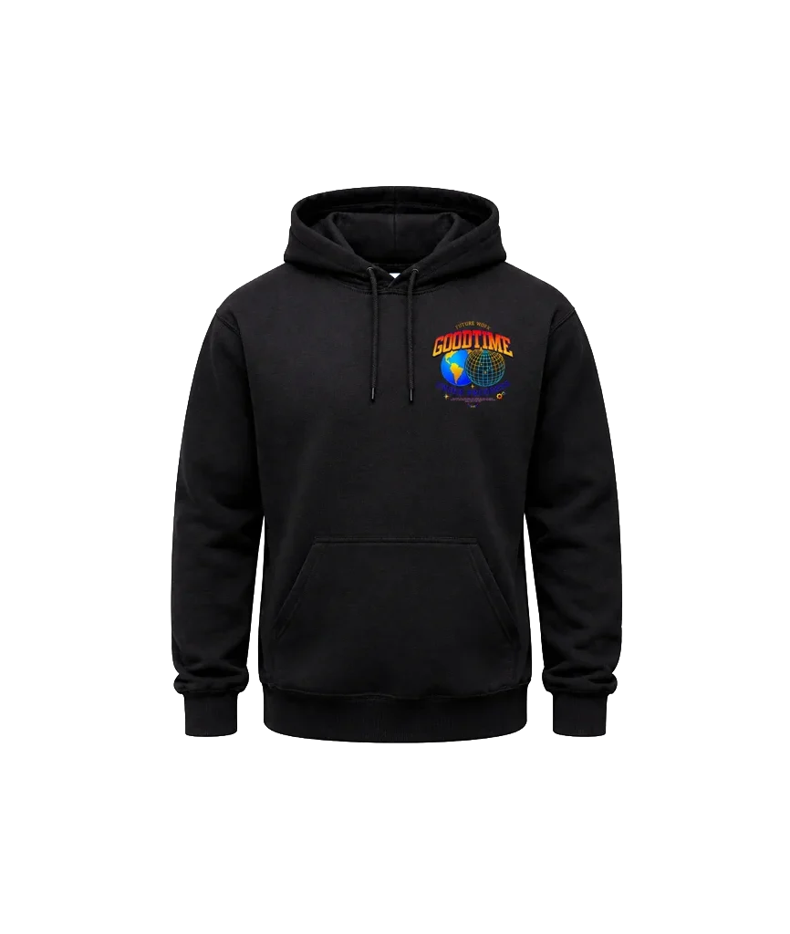 Good Time Front And Back Print Hoodie