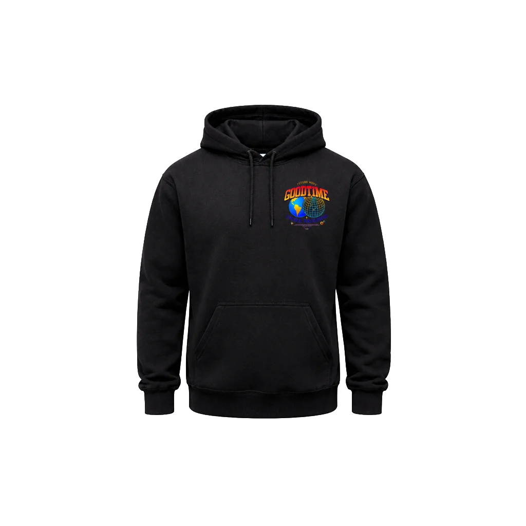 Good Time Front And Back Print Hoodie