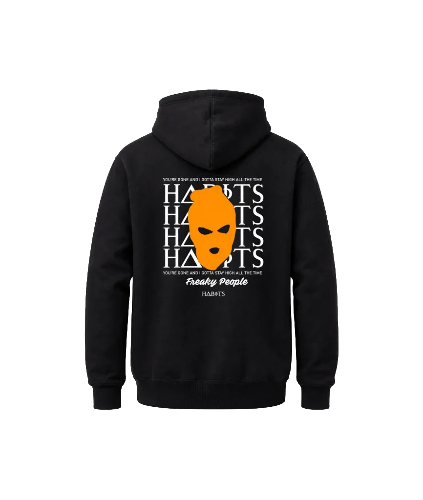 Habits Front And Back Print Hoodie