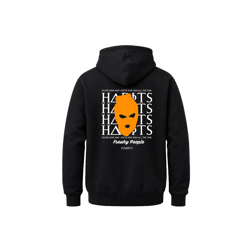 Habits Front And Back Print Hoodie
