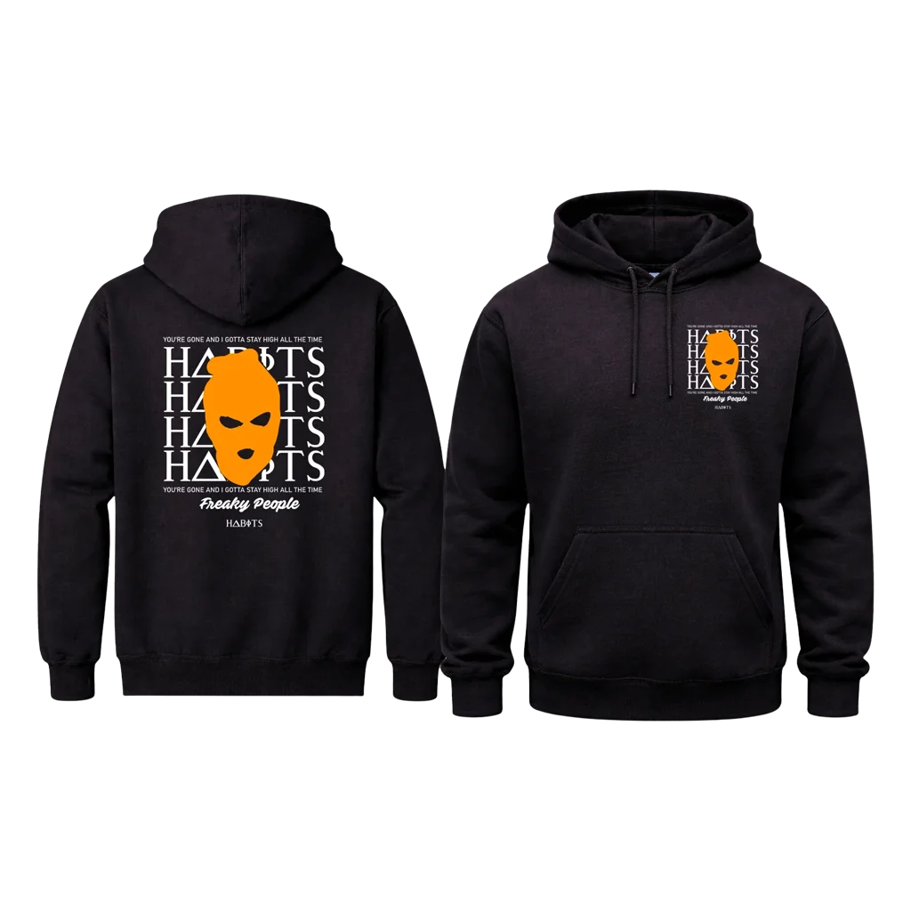 Habits Front And Back Print Hoodie