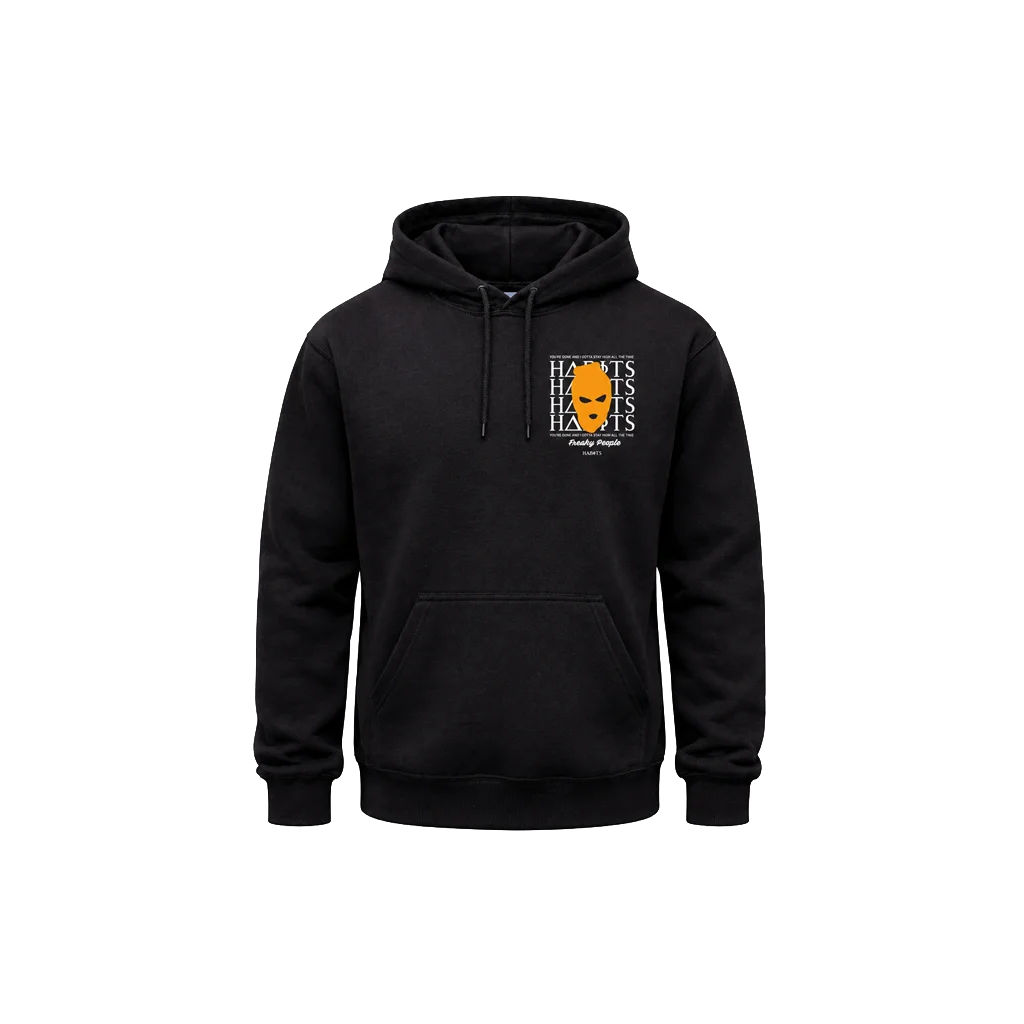 Habits Front And Back Print Hoodie