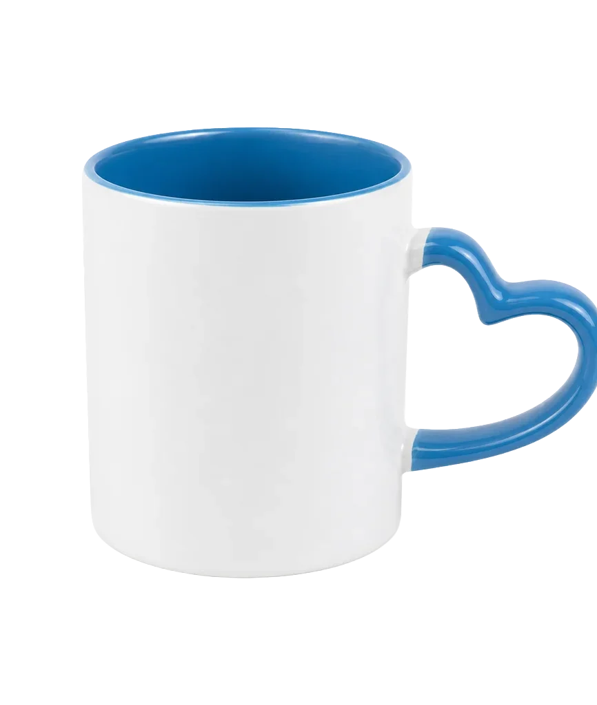 Heart Handle Ceramic Mug
