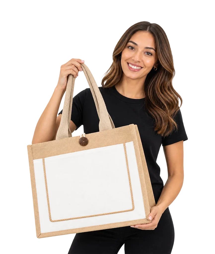 Jute Tote Bag | Classy and Eco Friendly Everyday Essential