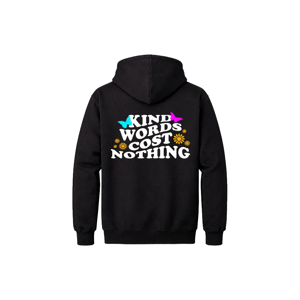 Kindness Butterfly Double-Print Hoodie