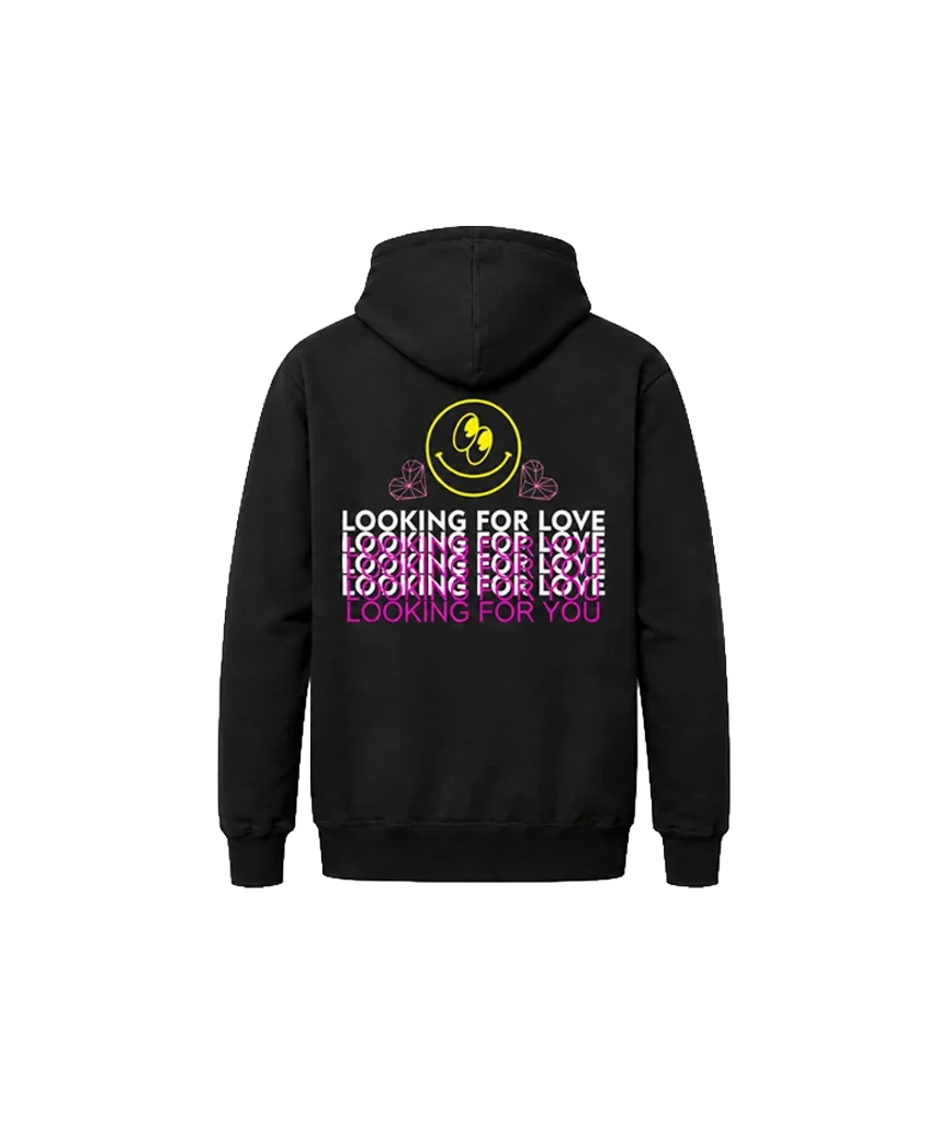 Looking For Love Front And Back Print Hoodie