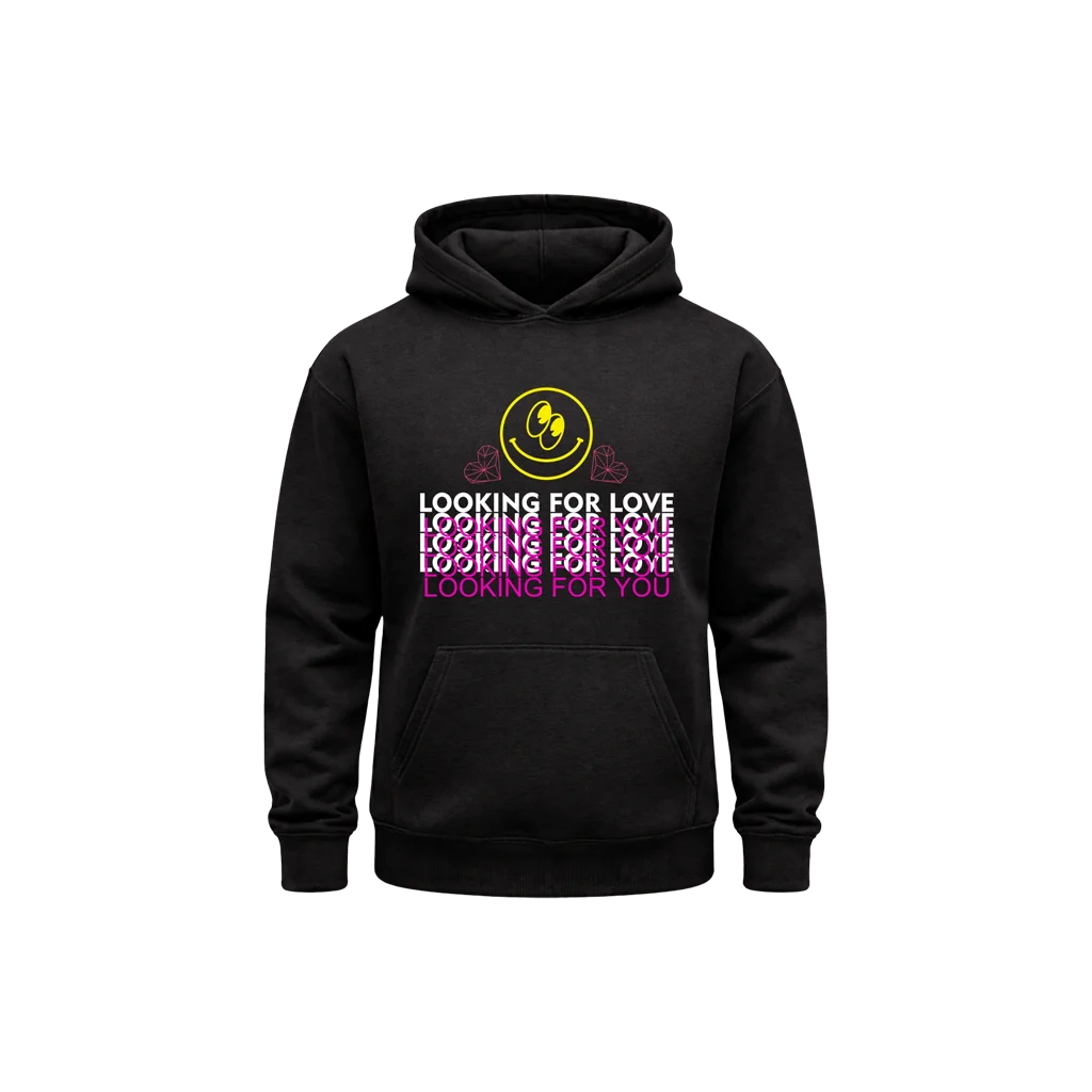 Looking For Love Black Hoodie