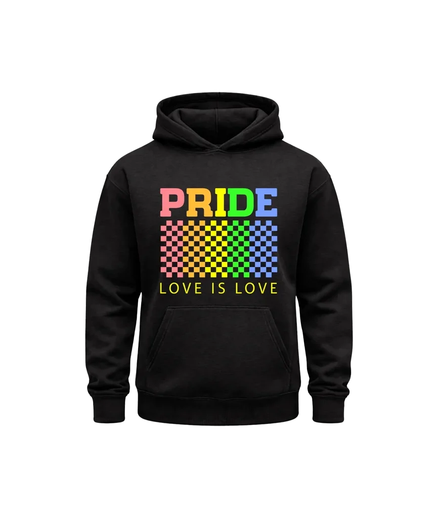 Love Is Love Black Hoodie