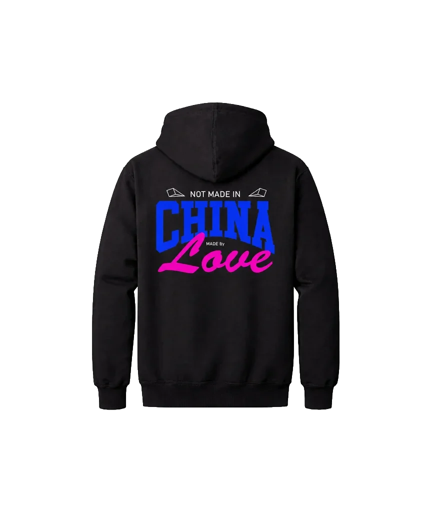 Made By Love Front And Back Print Hoodie
