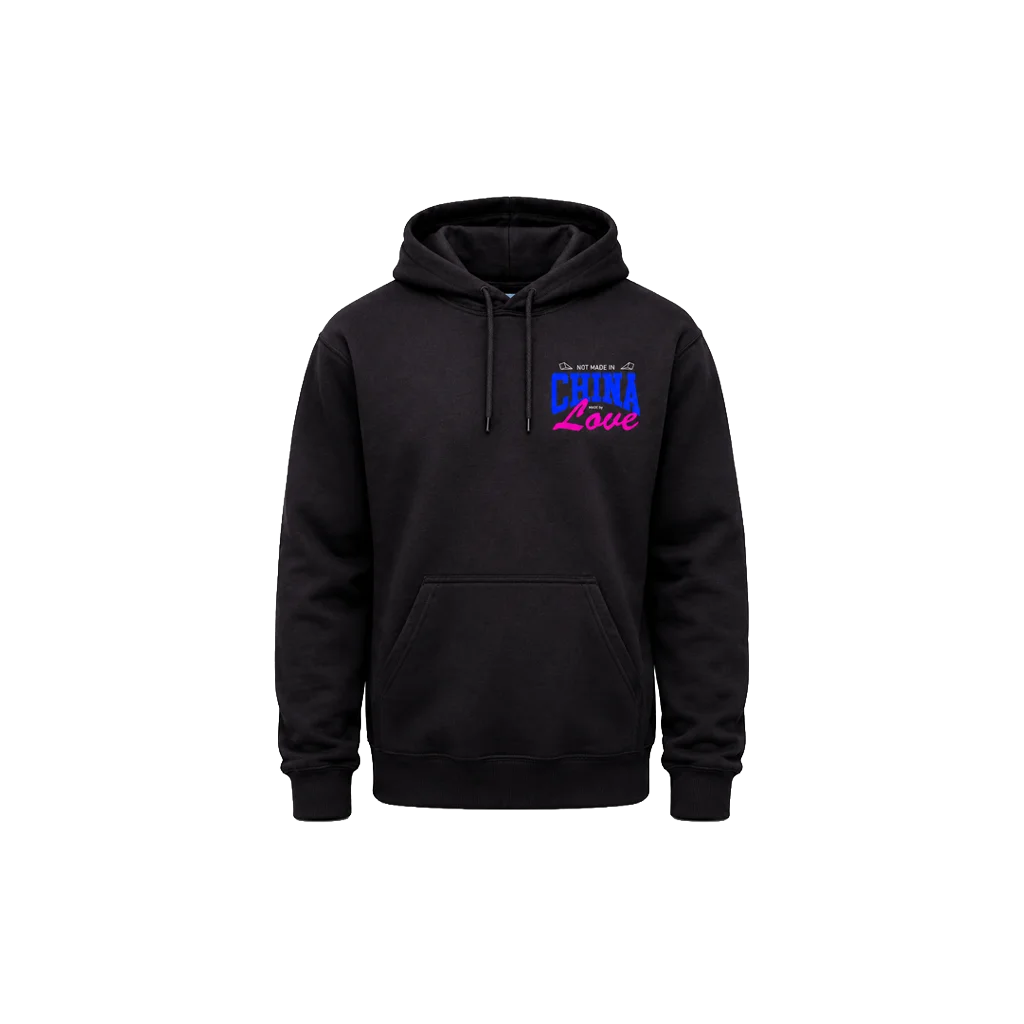 Made By Love Front And Back Print Hoodie