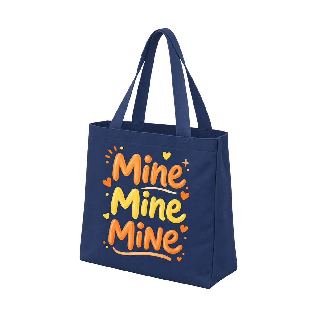 Mine Mine Mine Love Tote Bag