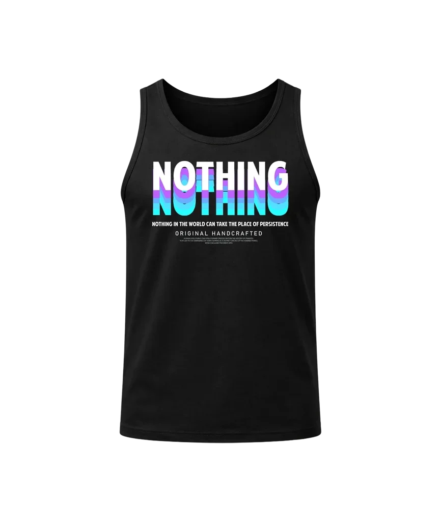 Nothing Persistence Black Tank Top