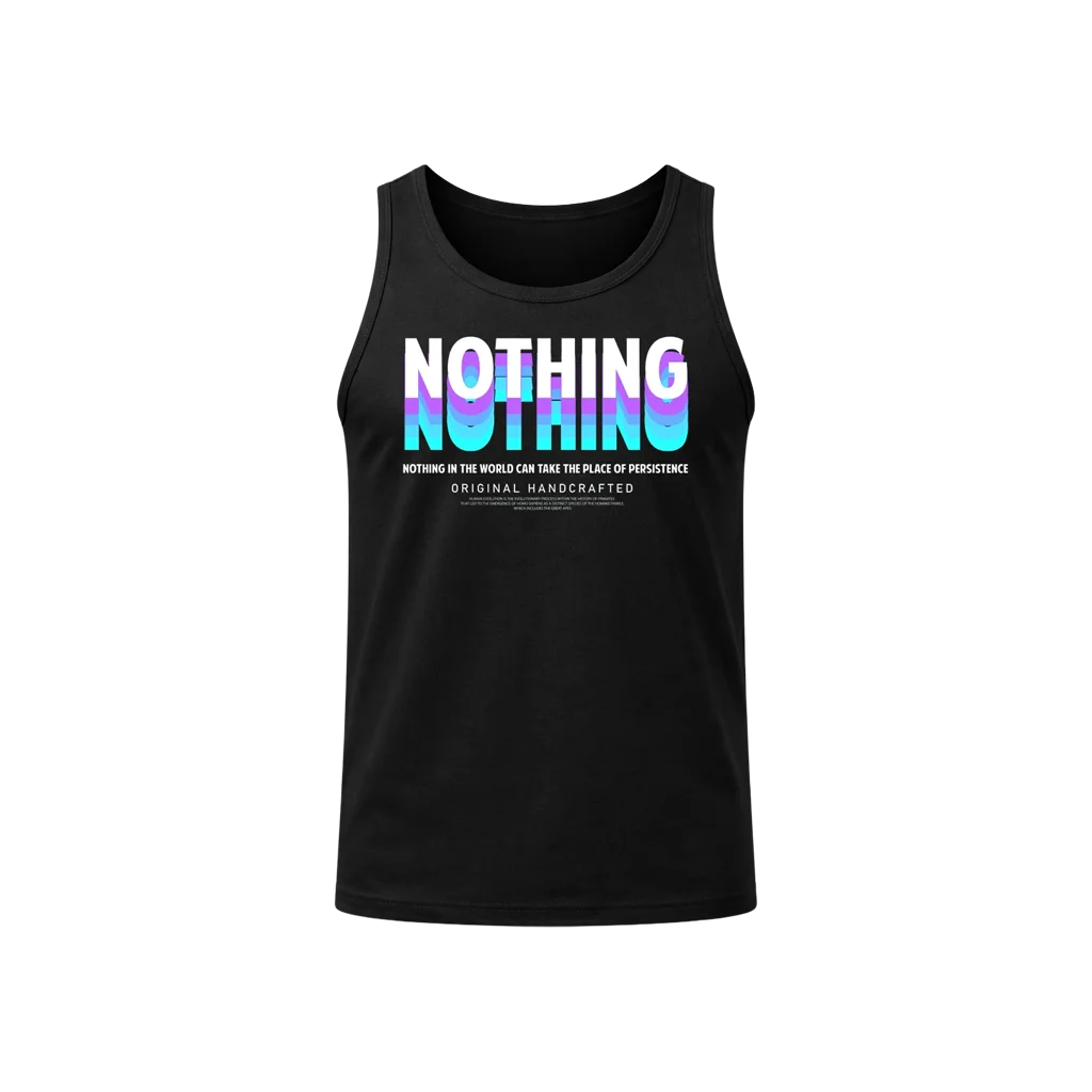 Nothing Persistence Black Tank Top