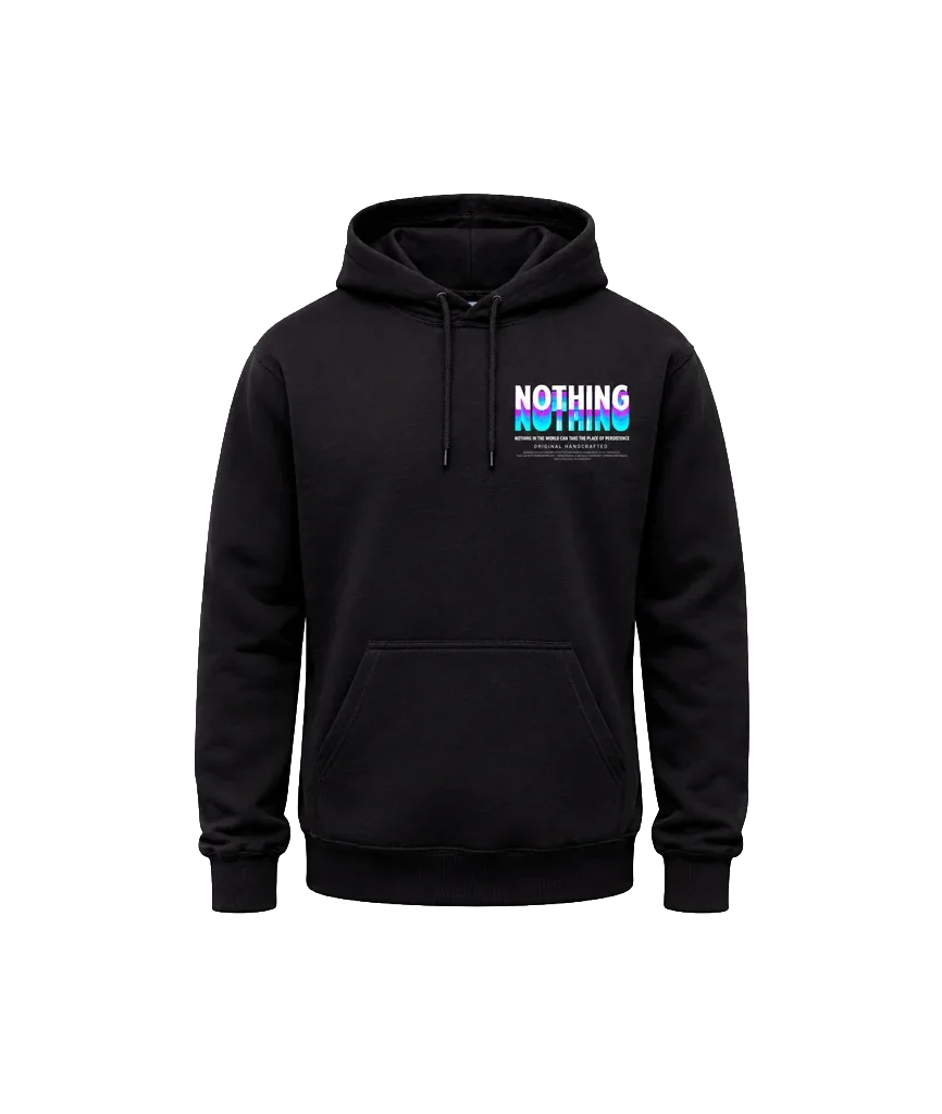 Nothing Front And Back Print Hoodie