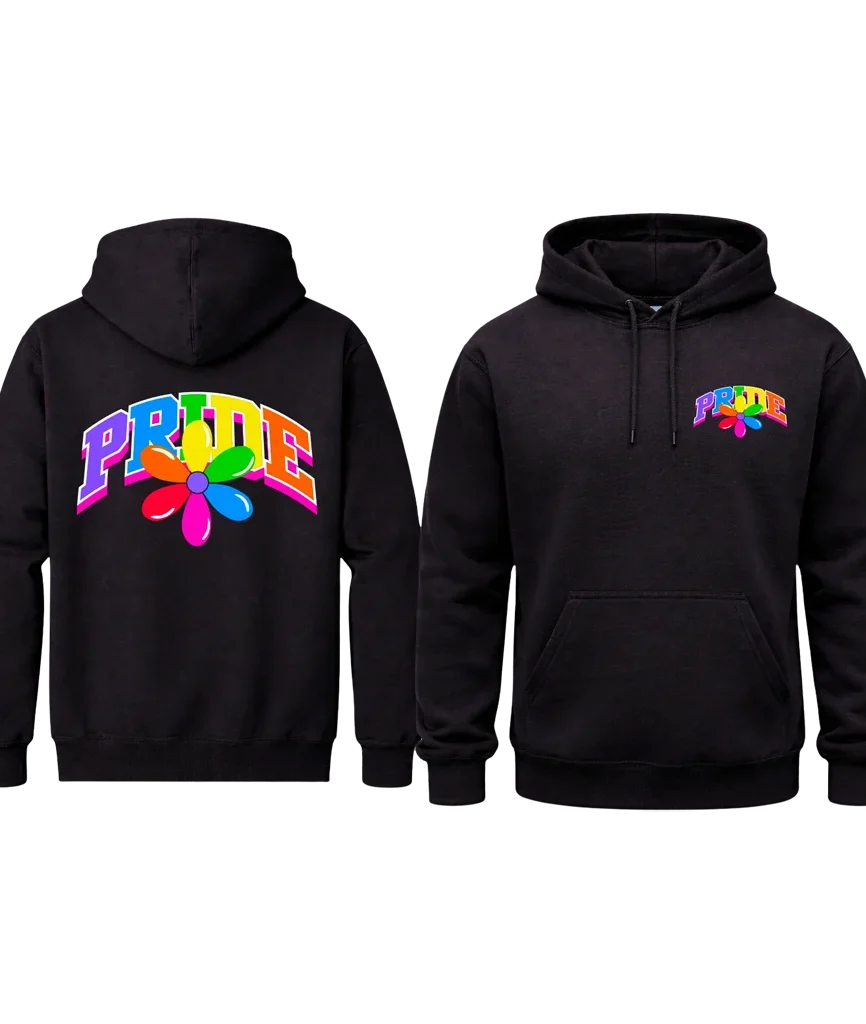 Pride Front And Back Print Hoodie