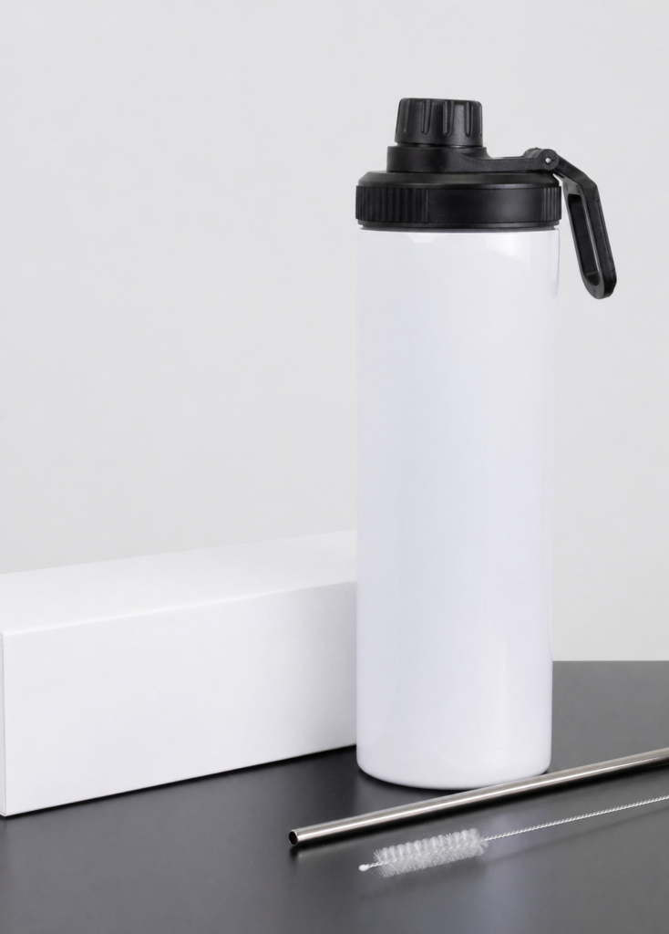 Straight Double Lid Sublimation Tumbler
