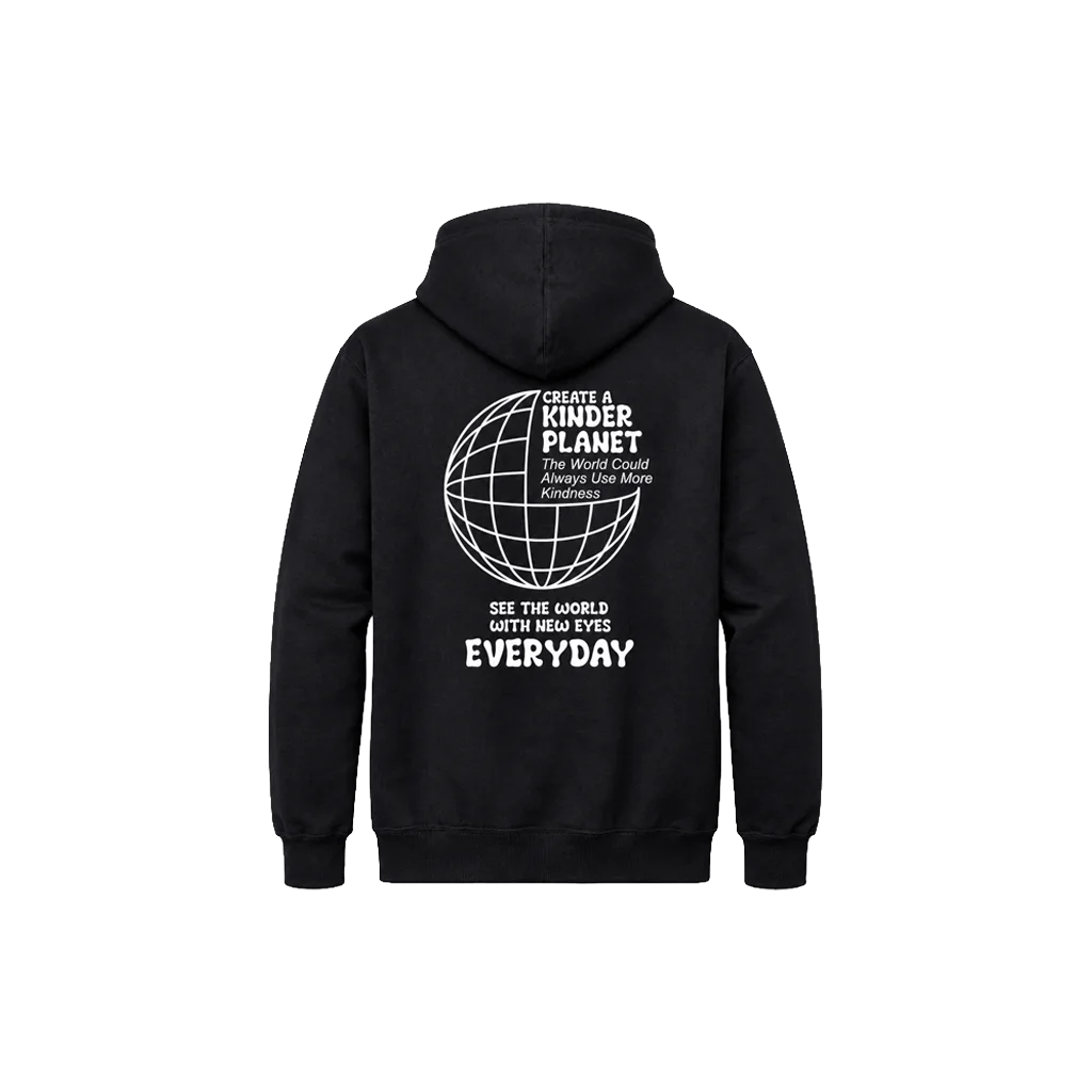 World Map Message Hoodie